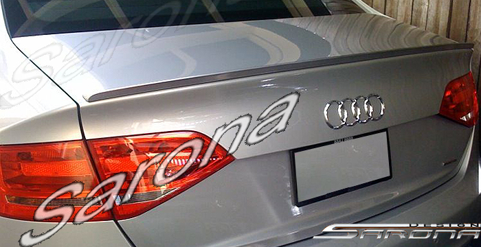 Custom Audi A4 Trunk Wing  Sedan (2009 - 2012) - $139.00 (Manufacturer Sarona, Part #AD-016-TW)